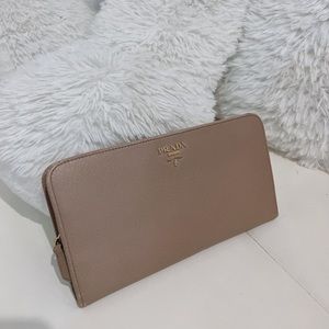 prada long wallet